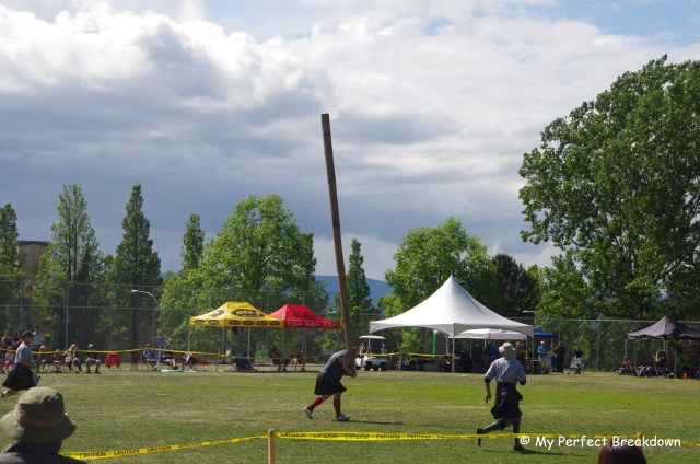 151st Victoria Highland Games - Caber Toss